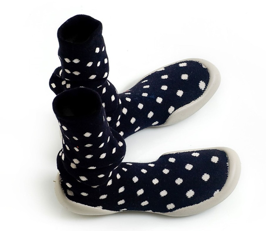 Homme Collégien Chaussons | Isabelle A Pois