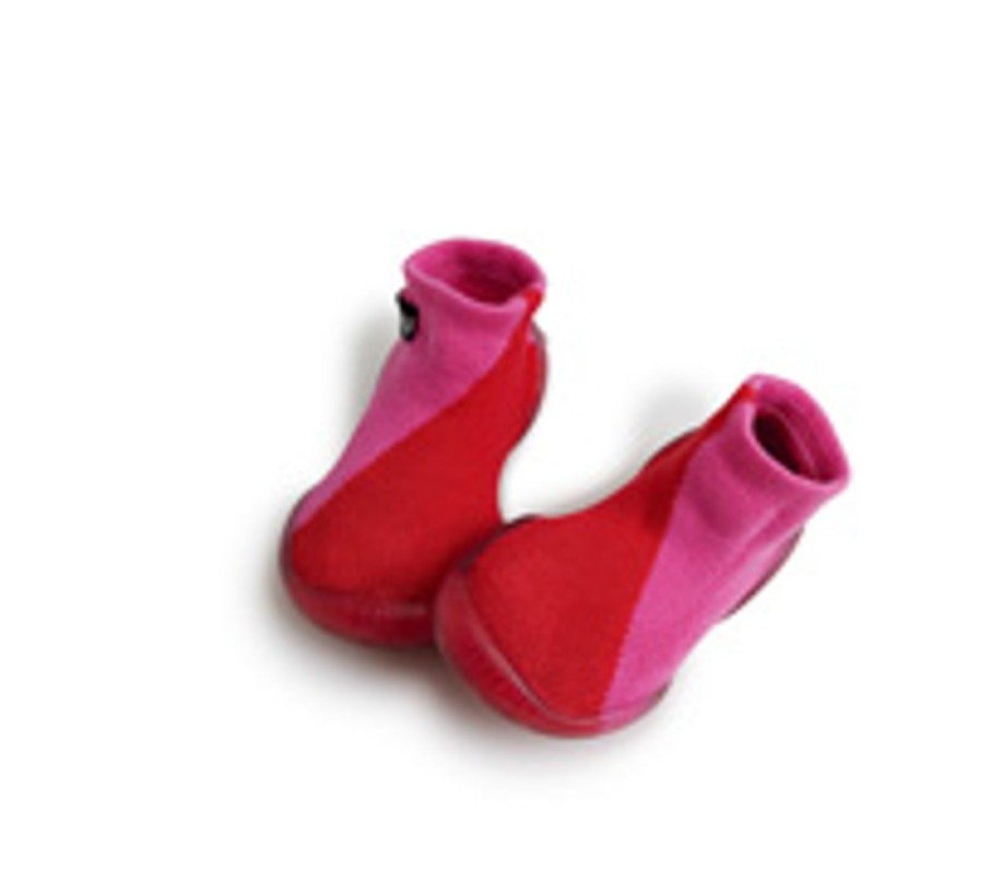 Femme Collégien Chaussons | Rose/Rouge