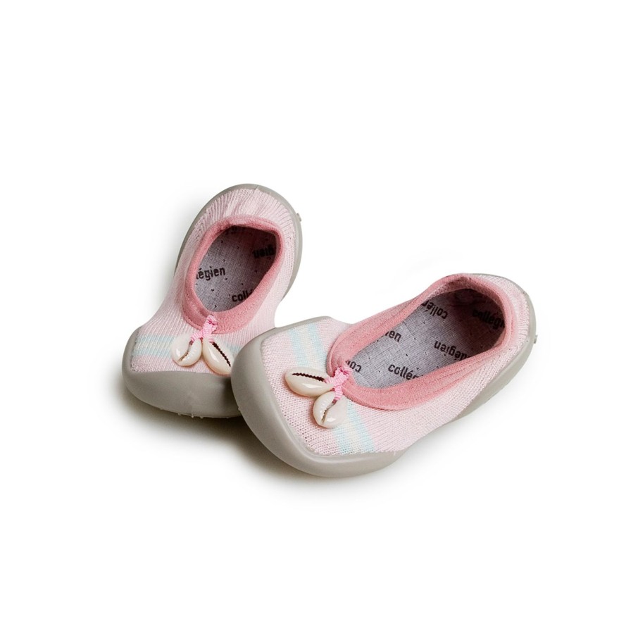 Femme Collégien Ballerines / Espadrilles | Nacre De Perle Avec Coquillages